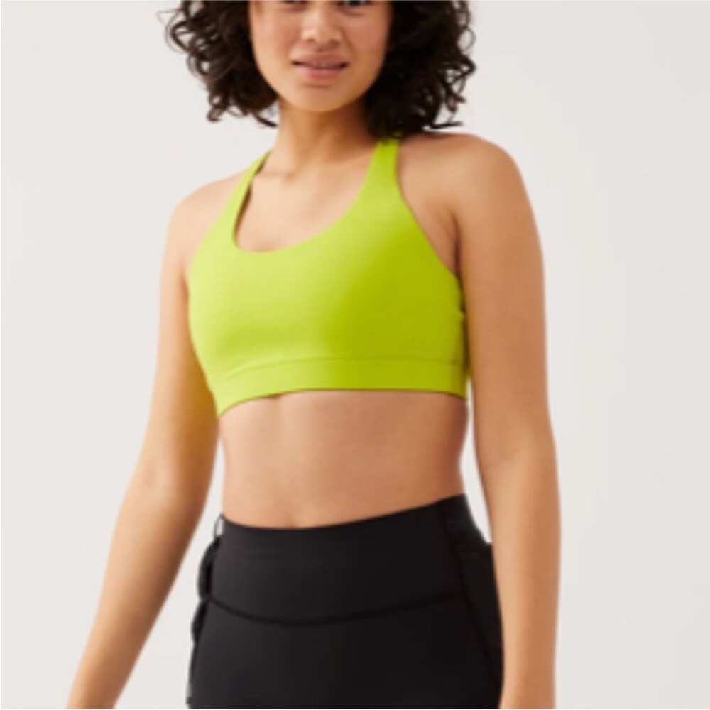 Outdoor Voices Lime Green Sports Bra